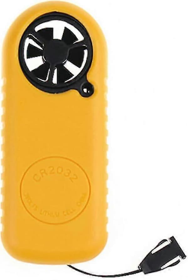 Digitalt anemometer til udendørs lufttemperatur med baggrundsbelyst LCD-display