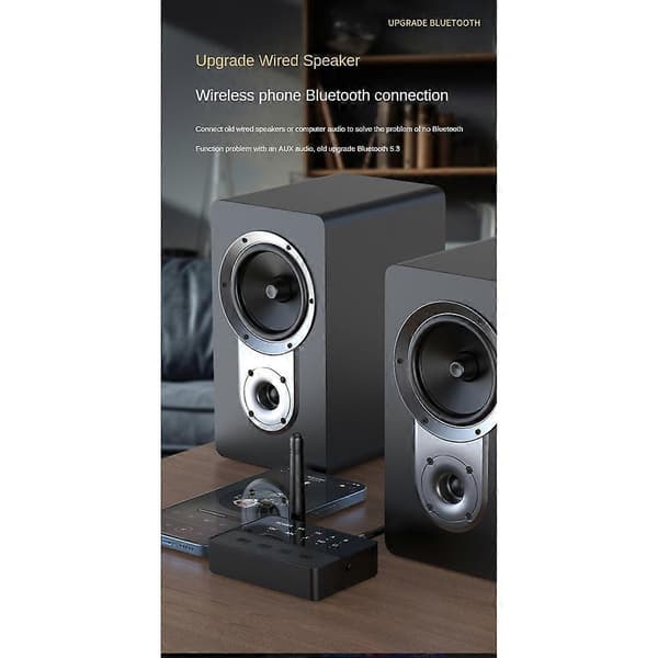 5.3 Bluetooth Audio Adapter /HD/LL Audio Receiver Transmitter Trådløs HIFI Stereo Adapter Tabfri