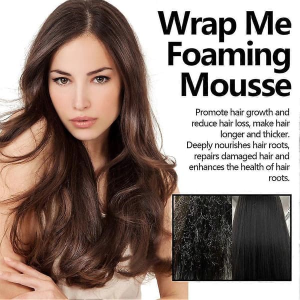 Lottabody Coconut Foaming Mousse - Lockdefinition och Frizz-kontroll