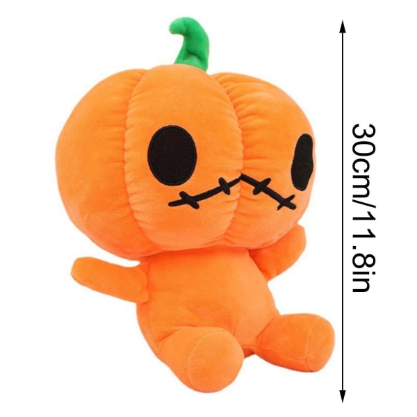 11,8 tum Halloween Plysch Pumpaleksaker Med Ansikte, gosedjur Pumpa Plysch Dekor För Inomhus Utomhus Fest