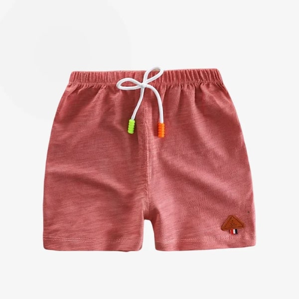 Barnshorts för pojkar Flickor Barnkläder Bomull Solid Andas sommar Baby Shorts Byxor Casual Strandshorts Elastiska Type 14 2T