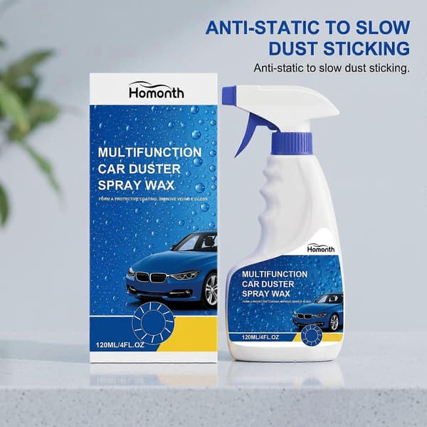 Bilrengøringsspray Multifunktionel bilstøvfjerner til midterkonsol, dør og bilsæder 1pc