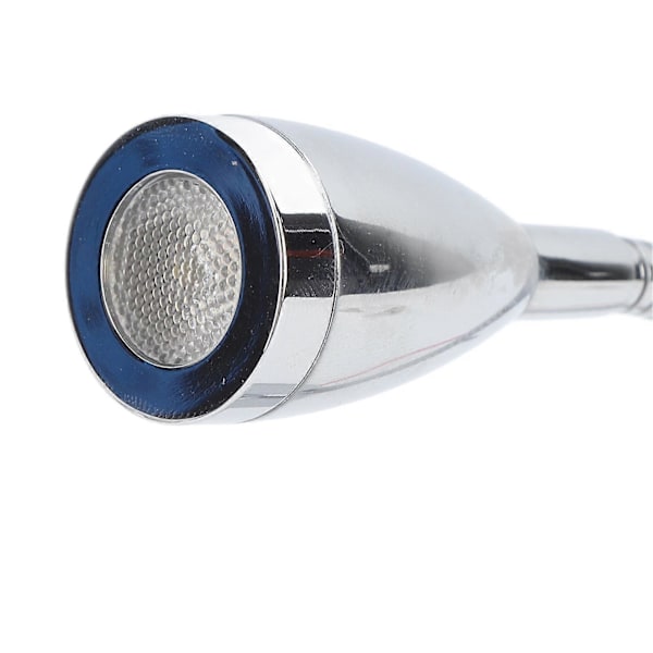 RV Læselampe LED Krom Indendørs Sengelampe Båd Yacht USB 3 Justerbar Lysfarve Touch Lampe DC12 til 24V