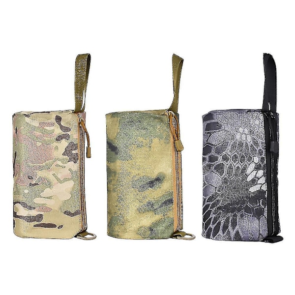 Kolikkokukkaro Käsilaukku Vetoketjulla Oxford-kangasta Säilytykseen Camouflage