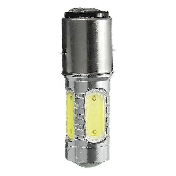 12V BA20D H6 4 COB LED Hvid Pære Lys Til Knallert ATV Forlygte Hvid Pære