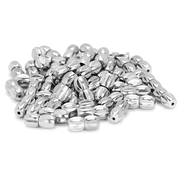 50 stk. Armbåndslås Halskæde Snap Spænde DIY Perle Smykketilbehør Platinbelagt Messing