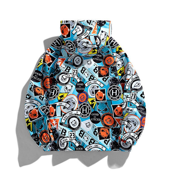 Herre efterår taktisk jakke lynlås sweatshirt udendørs hættejakke orange M(57.5-65KG)