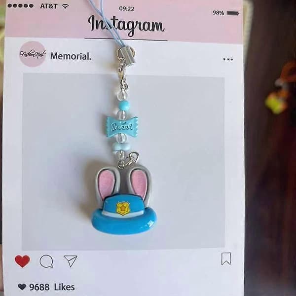 Zootopia Judy Nick Telefonrem Nøglering til Valentinsdag Gave C