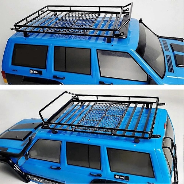 Metallinen kattoteline matkatavarateline 1/10 RC Crawler -autoille Axial SCX10 TRX4 D90 YK410