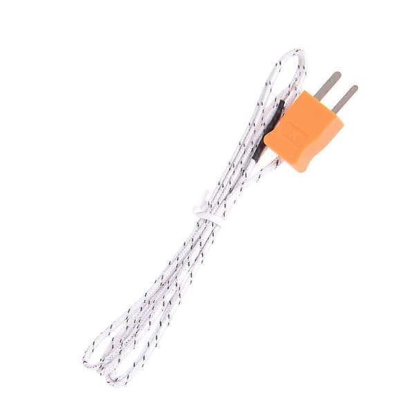 100cm K-typ Testlängd 1 meter tråd Temperatur Termoelement Sensor Sond Testledning K Typ Termoelement Pro