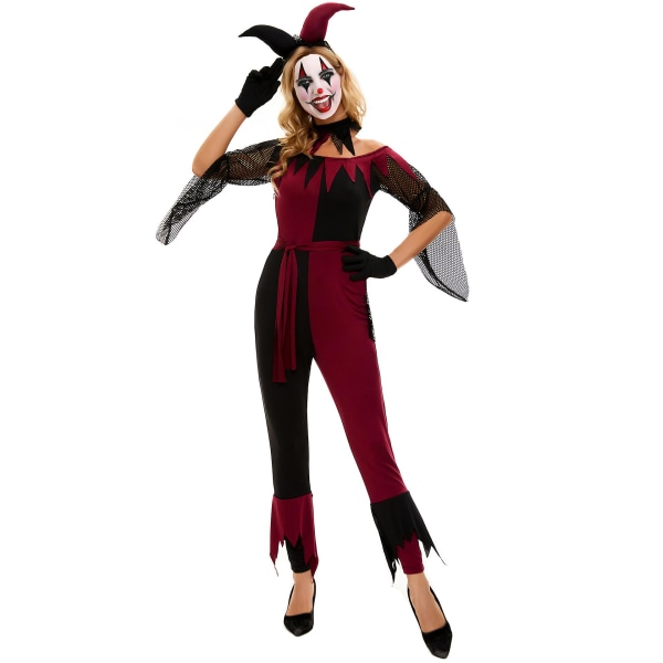 M-xl Nyt Halloween Kostume Klovnekostume Rollespil Cos Cirkusforestilling XL