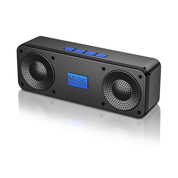 Kannettava FM-radio langaton Bluetooth 5.0 TWS -kaiutin Mini MP3-musiikkisoitin tukee TF-korttia U-levyä U