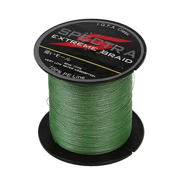 Nylon fiskesnöre fläta 12LB 5,5 kg 200M för bete trolling -Grön
