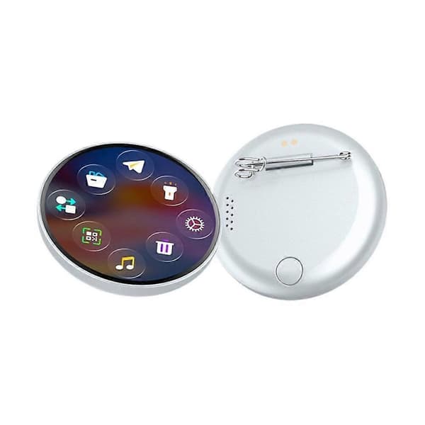 Smart High-Definition Display Elektronisk Badge White