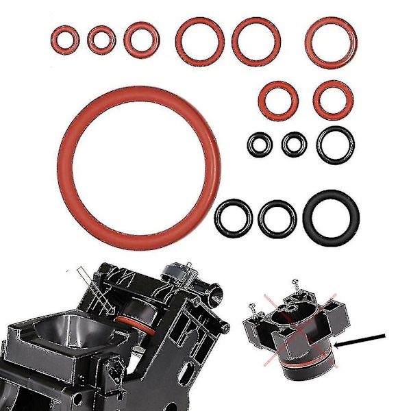 15 st Silikon O-ringar Tätning för Saeco Gaggia Automatisk Kaffemaskin Tätningsring Kaffemaskin Munstycke Kopplingstätning