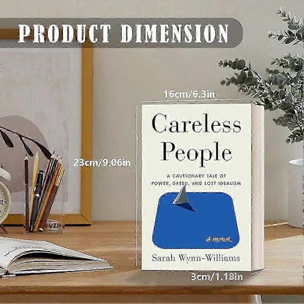 Careless People En Advarselshistorie om Magt Grådighed Tabt Idealisme Bog, Indsigtsfuld Must Read Afslørende Erindringsbog, Afslørende Bog Gave FY