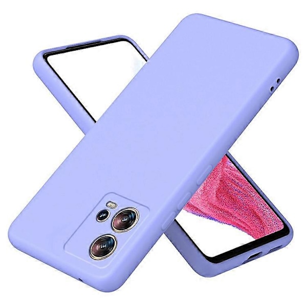 Kompatibelt Skal för Motorola Edge 30 Fusion 5G, 2.2mm Gummerat TPU Telefonskydd Purple