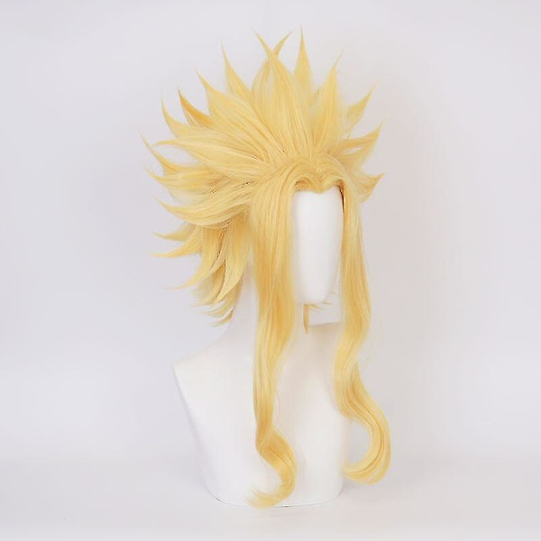 Anime My Hero Academia Cosplay Peruk Allmight Samma Stil Guld
