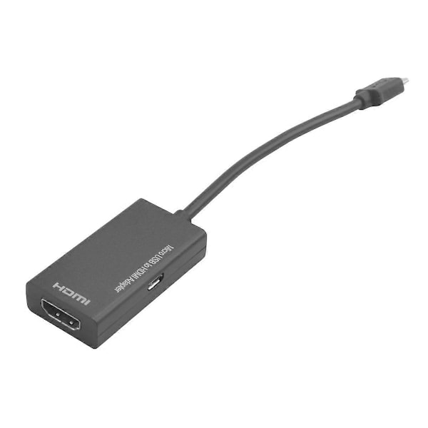 Micro-USB till HDMI Adapter 1080P HDMI-kabel för Android Telefon Tablet TV Stöd 192KHz Digitalt Ljud