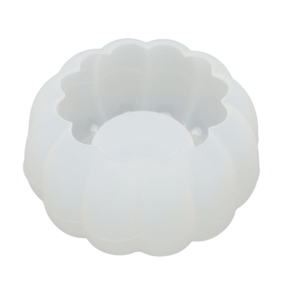 3D Pumpa Ljusformar Högtransparent Förtjockad DIY Återanvändbara Halloween Ljusformar för Brickor Smyckeshållare