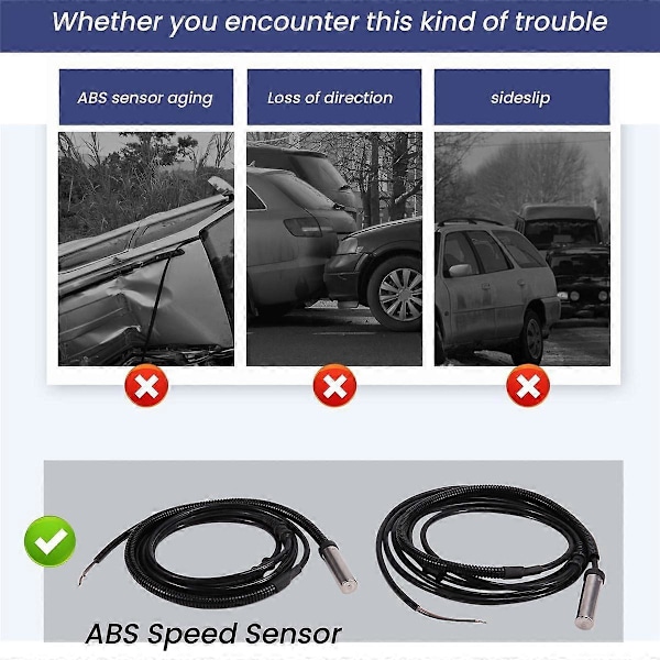 ABS-sensor vänster & höger bak för G-Wagon G-klass 2002-2018 A4635401317 A4635401217