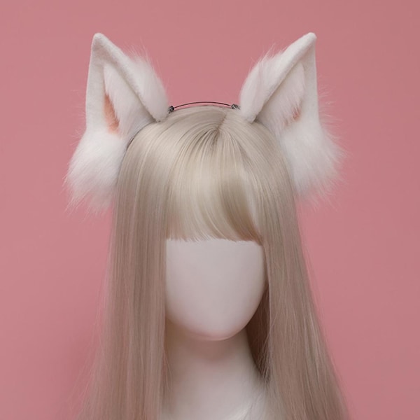 Plys Hundeører Hovedbeklædning Lolita Hovedbeklædning Til Piger Anime Cosplay Hårbøjle