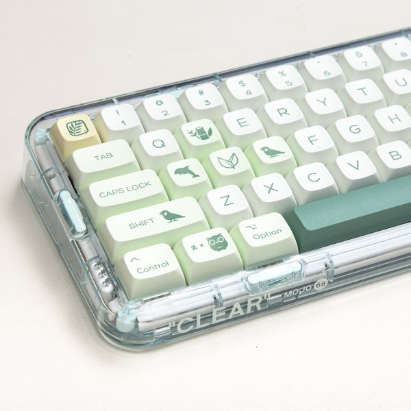 144-tangenters zoo och botanisk trädgård keycap PBT dye-sublimering personlig keycap mekaniskt tangentbord botanical garden Pack by plastic bag