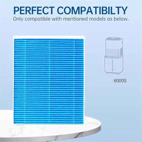 6000s Luftfugter Udskiftningsfiltre til Superior 6000s Smart Fordampningsluftfugter, 8 stk.