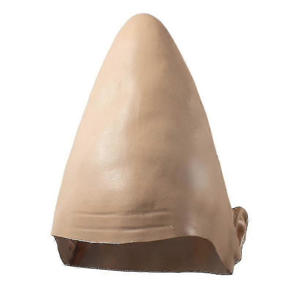 Halloween Alien Coneheads Ägghuvud Huvudbonad Mask Skräckhjälm Latexmask Huvudbonad Kostym Högtidsfest Cosplay Dekoration