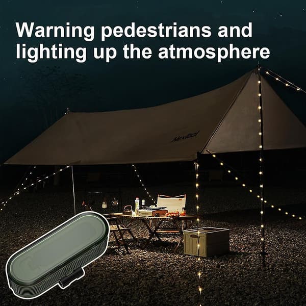 Camping Lights String Outdoor Camping Atmosphere Lamp with 2M Strip Waterproof 1 ST