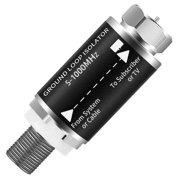 Jordsløyfeisolator - Kabel-TV Audio Isolasjonstransformator, TV/Støyfjerner