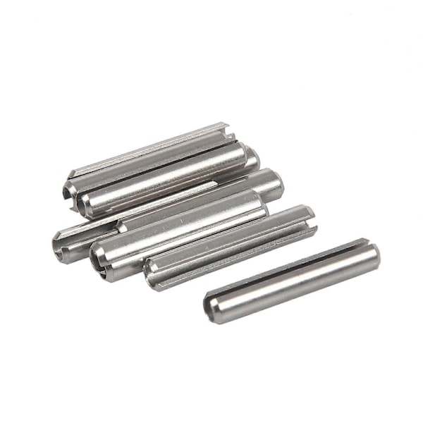 10 stk. M5x30mm 304 Rustfrit Stål Split Fjeder Rullet Dyvelstifter