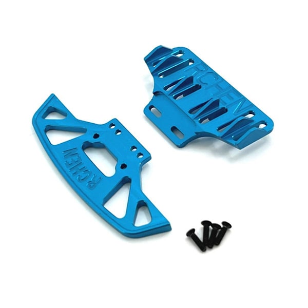 Passer for 1/28 284010 284131 K989 K969 Rc Bil Metall Oppgradering Front- og Bakfanger Blå