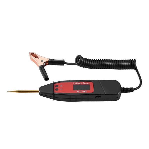 Universal 5-36V Bil Digital LCD Spændingstest Pen Professionel Bil Tester Blyant Detektor Med LED L