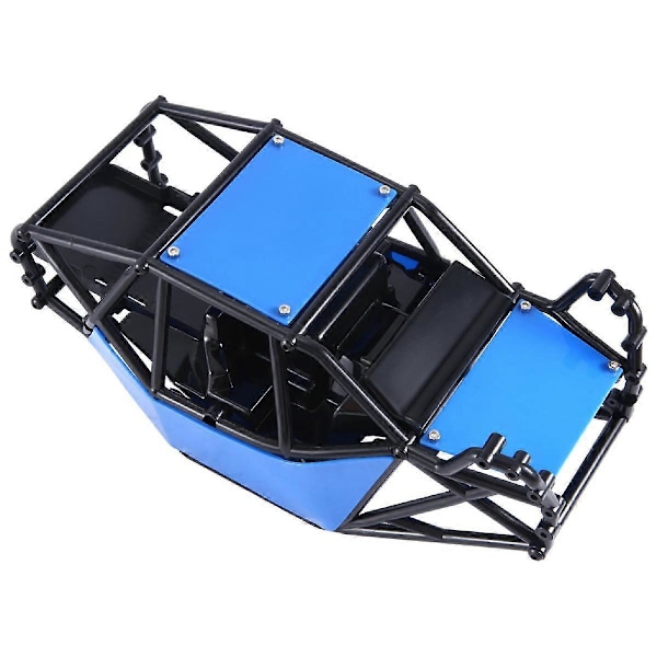 Rock Karosseri Chassis Kit for 1/10 RC Crawler Bil Axial SCX10 II 90046 UTB10 Capra, Blå