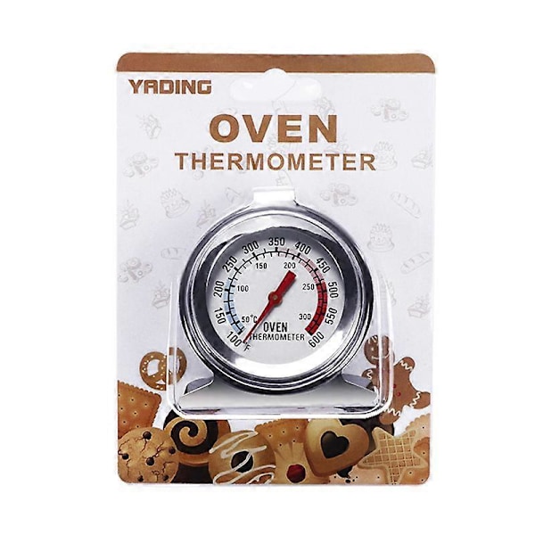 Termometer i rostfritt stål Ugnstermometer Kylskåpstermometer Rostfri piedestalugnstermometer