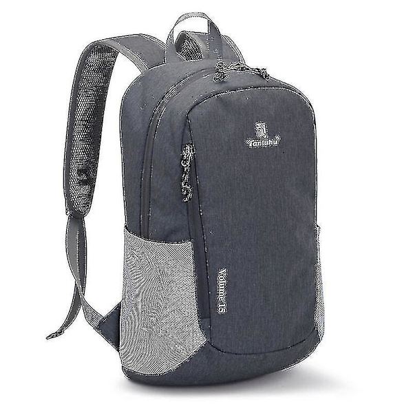 15l Utomhus Cykelryggsäck Hopfällbar Cykelryggsäck Reseryggsäck Bergsklättringsryggsäck Jd4 Dark Grey