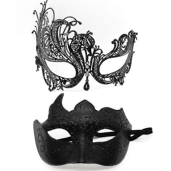 Halloween Karneval Venedig Metall Diamant Mask Maskerad Mask Par A5