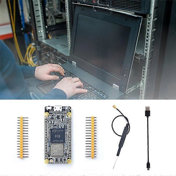 NanoPi DUO2 -kehityskortille + Micro-USB-kaapeli + Antenni 512M DDR3 Allwinner H3 WiFi Bluetooth Cor