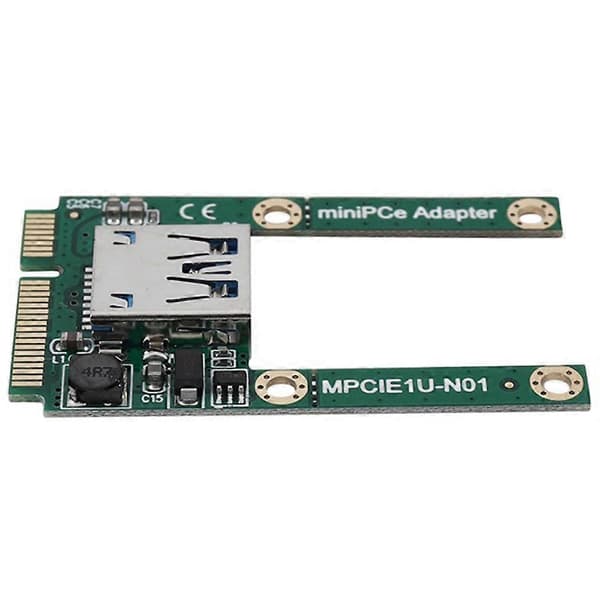 Mini PCI-E - USB3.0 -sovitinkortti PCIe - USB 3.0 -sovittimeen, sopii kannettaville tietokoneille