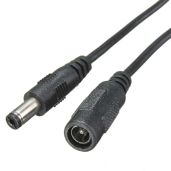 2m 5.5mm X 2.1mm DC-virtajohto, uros-naaras jatkokaapeli, liitin Q