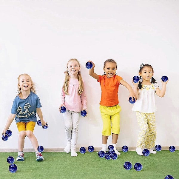 20-pakning Galaxy Stressballer, 6,35 cm Stressballer med Romtema, Stresslindrende Ball for Å Klemme på ved Angst