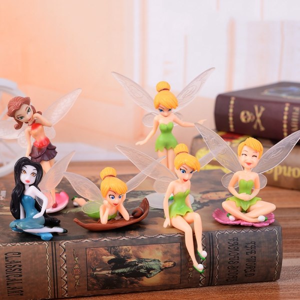 6 st Disney Princess Tingeling Andersens Sagor Tecknad film