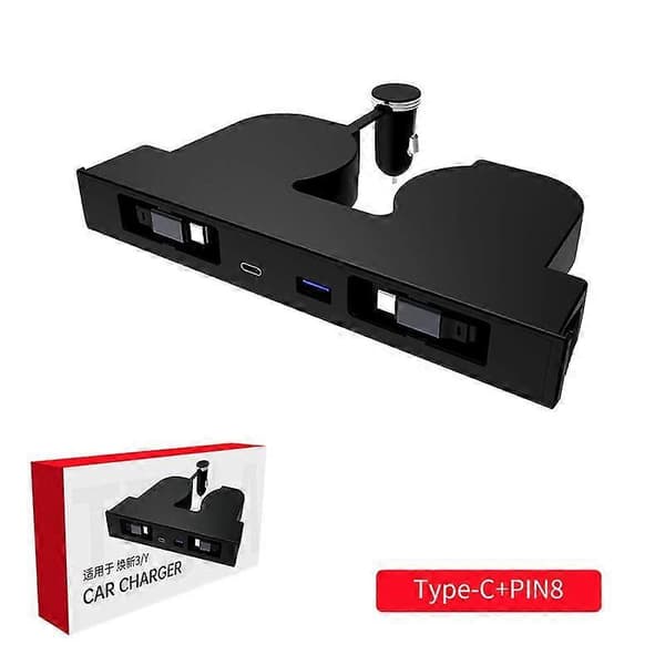 Bilens centrale kontrol-dockingstation til Tesla Model Y Juniper 2025 Hurtigoplader Pin8+TypeC