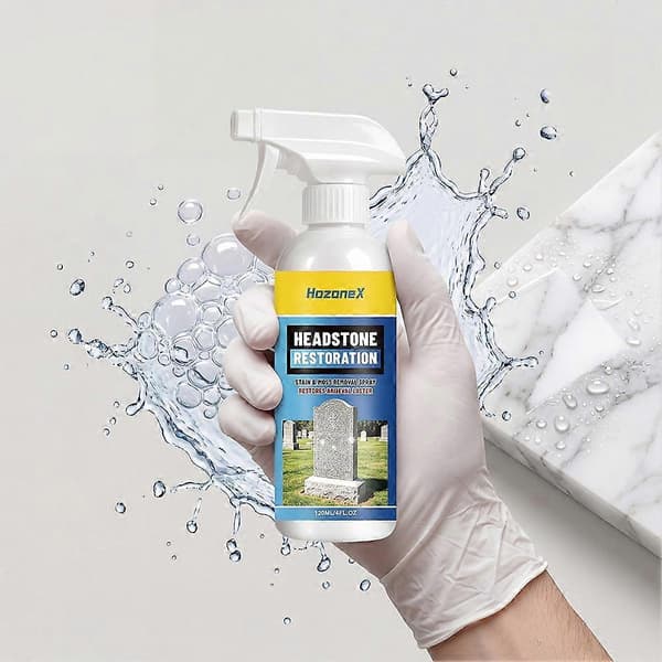 Gravstensrestaureringsspray 120ml - Mosfjerner & Stenopfrisker 3pcs