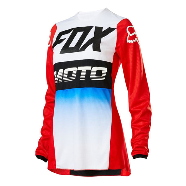 Sommar dam FOX långärmad utomhus sport andningsbar långärmad T-shirt XXL
