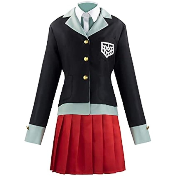 Anime Dan-ganronpa Cosplay -asu Yu-meno Hi-miko Merimiesmekko Lukiolaisuniformu Halloween Karnevaali Opiskelijan Uniformu L
