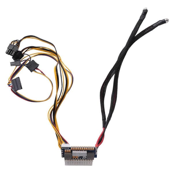 450W 24Pin 12V DC Input 450W Output Realan Mini ITX Pico PSU DC ATX PC Switch DC-DC ATX Strømforsyning