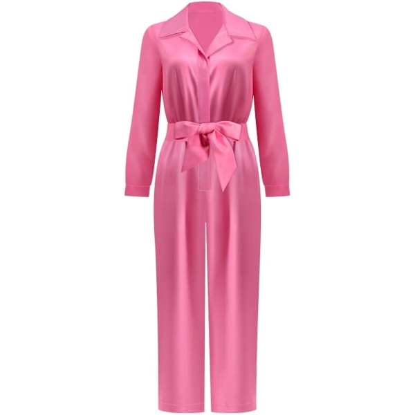 Cosplay Kostymer Cowgirl Denim 70-talls 80-talls Hippie Disco Kostymer Utsvingte Bukser Halloween Kostymer Cosplay Drakter Rave Party Kostymer pink