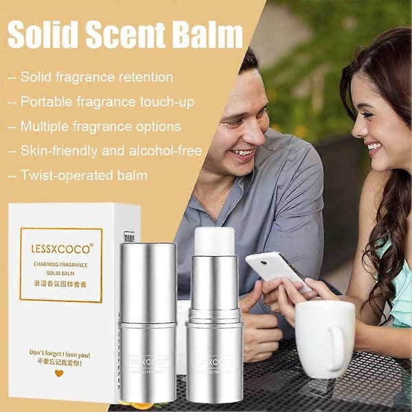 LESSXCOCO Charming Fragrance Body Solid Balm Natural Fresh Deodorant Omvänd Paris